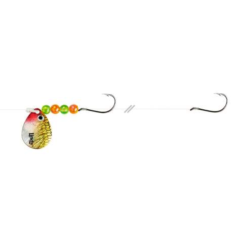 Lindy 2-Hook Crawler Harness, #3 Colorado Blade - Natural Perch - Precision  Fishing