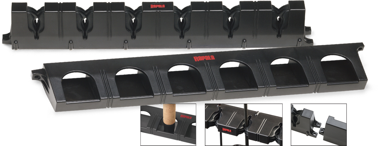 Rapala Lock'N Hold Rod Rack Pike Perch Bass Cod Salmon Trout Lure Fly Fishing 