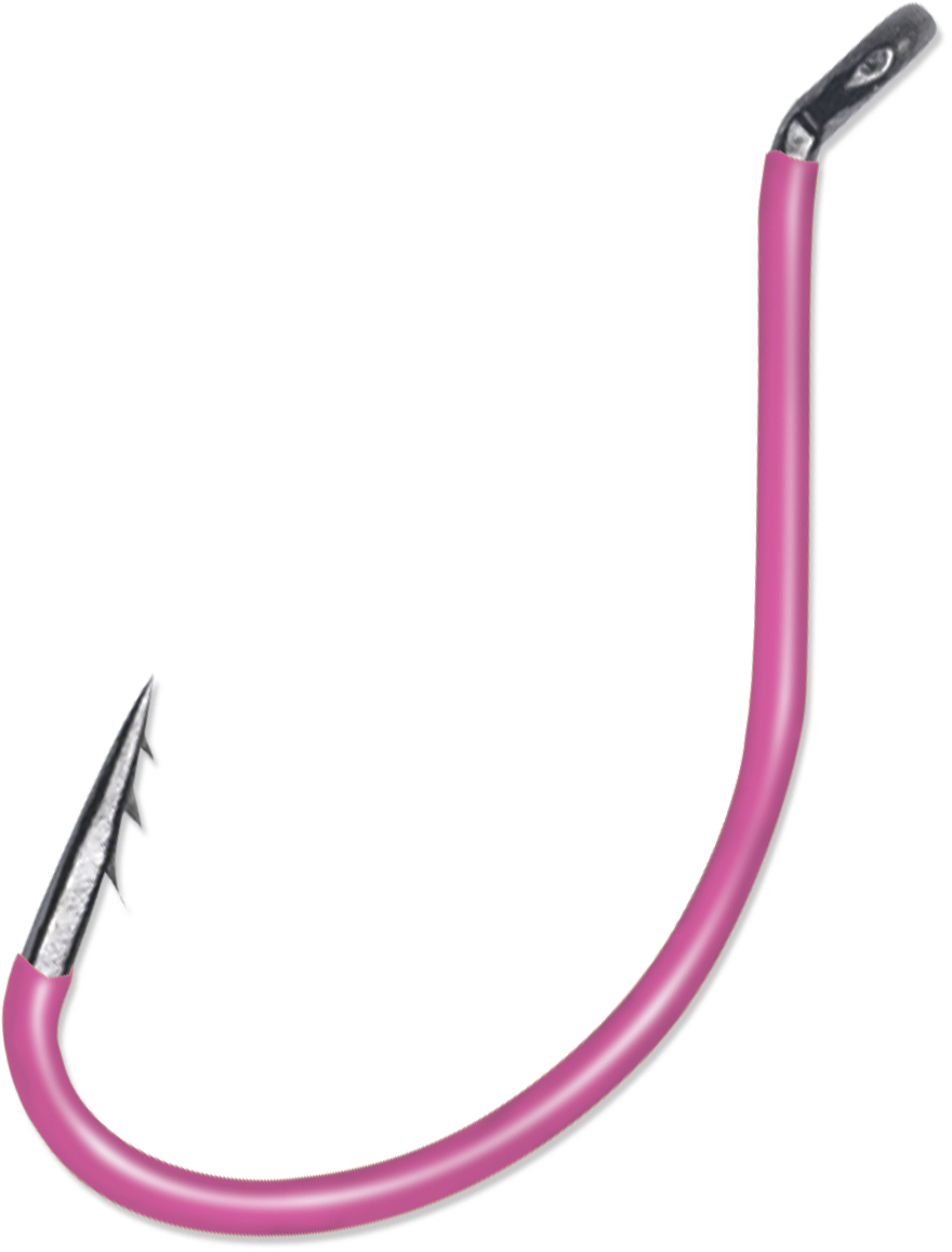 VMC 7109 Fastgrip Octopus Hook #2 - Fluorescent Pink (1000 Pack