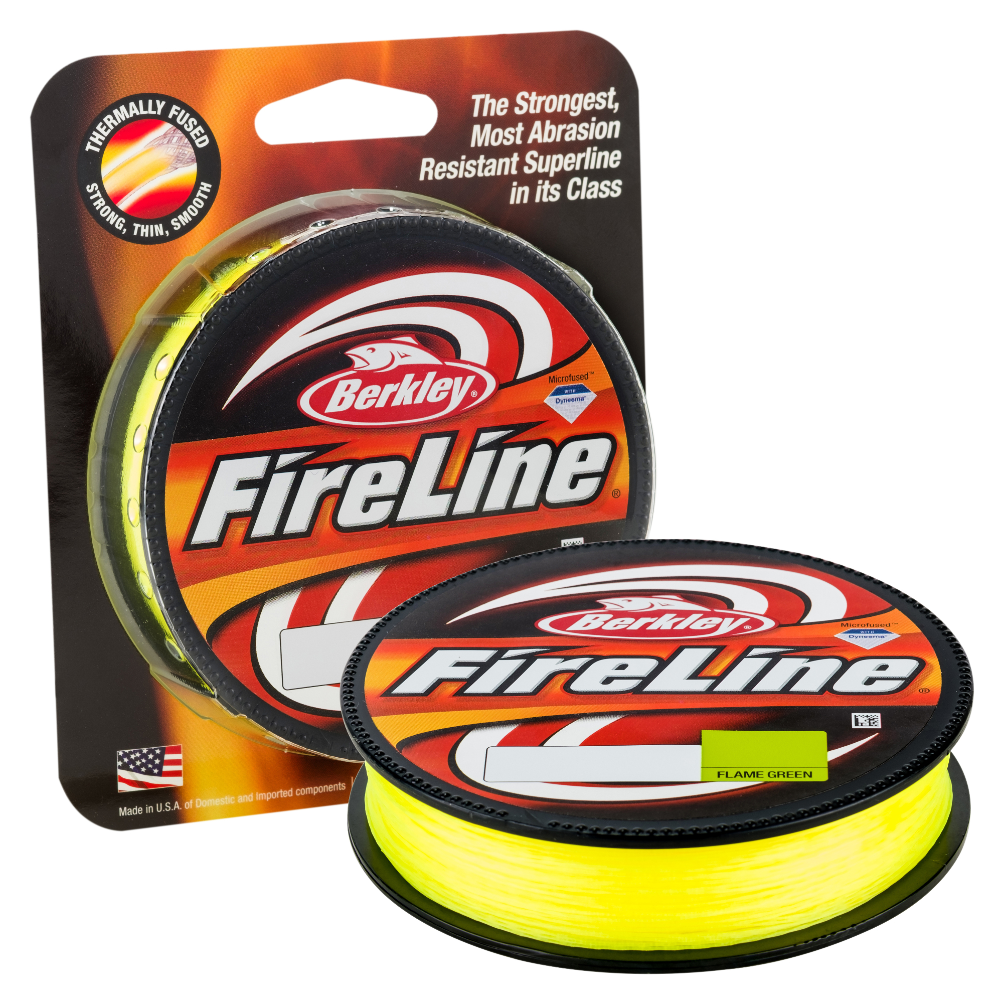 Berkley Fireline Fused Original 10 lb. Superline, Flame Green - 300 Yds -  Precision Fishing