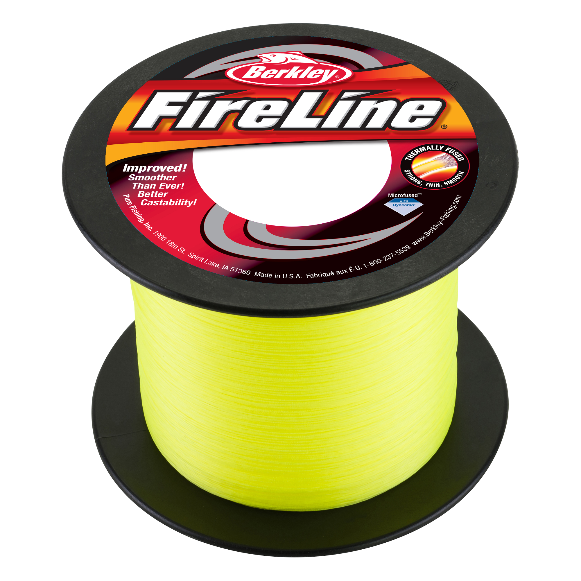 Berkley Fireline Fused Original 14 lb. Superline, Flame Green - 1500 Yds -  Precision Fishing