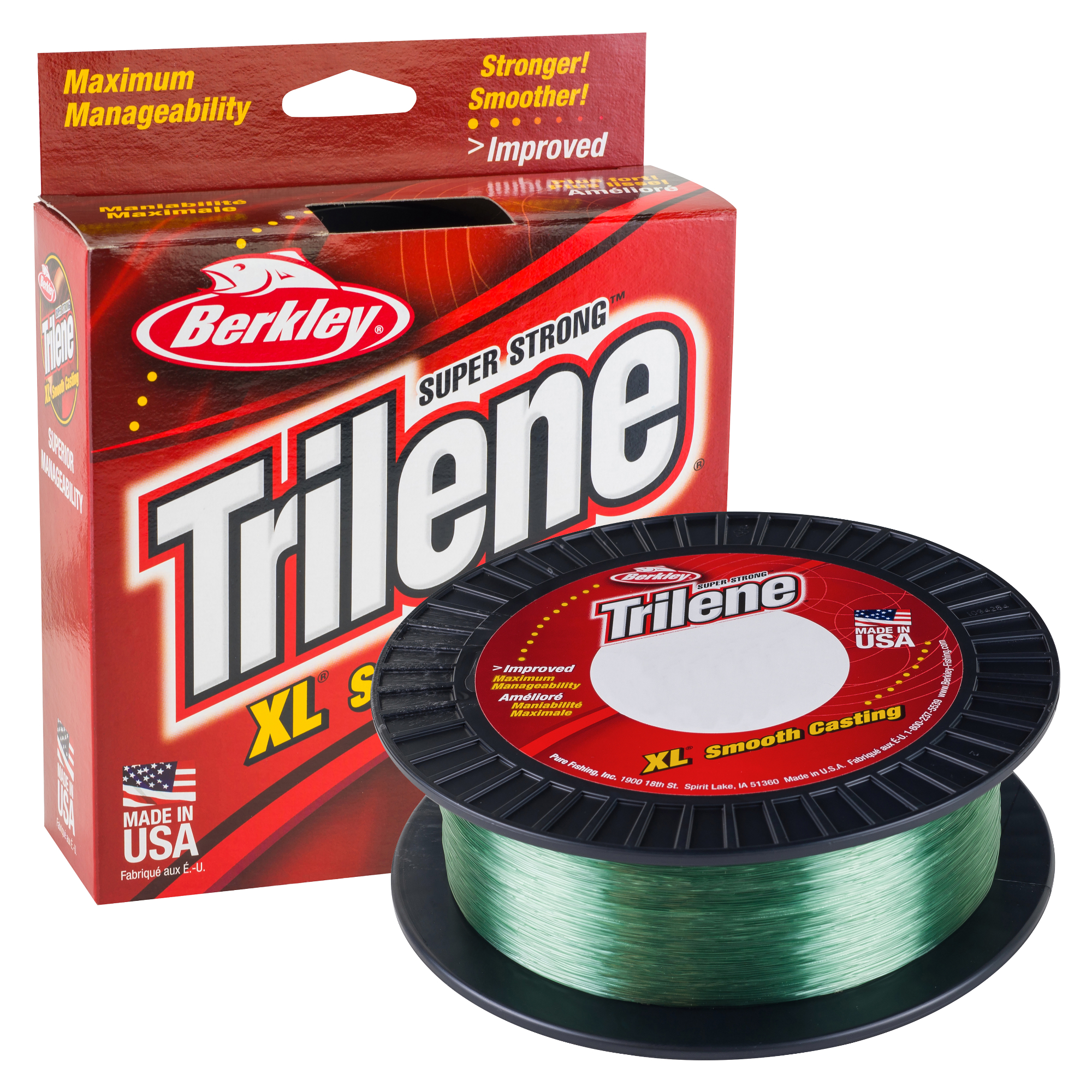 Berkley Trilene XL 10lb / Low-Vis Green