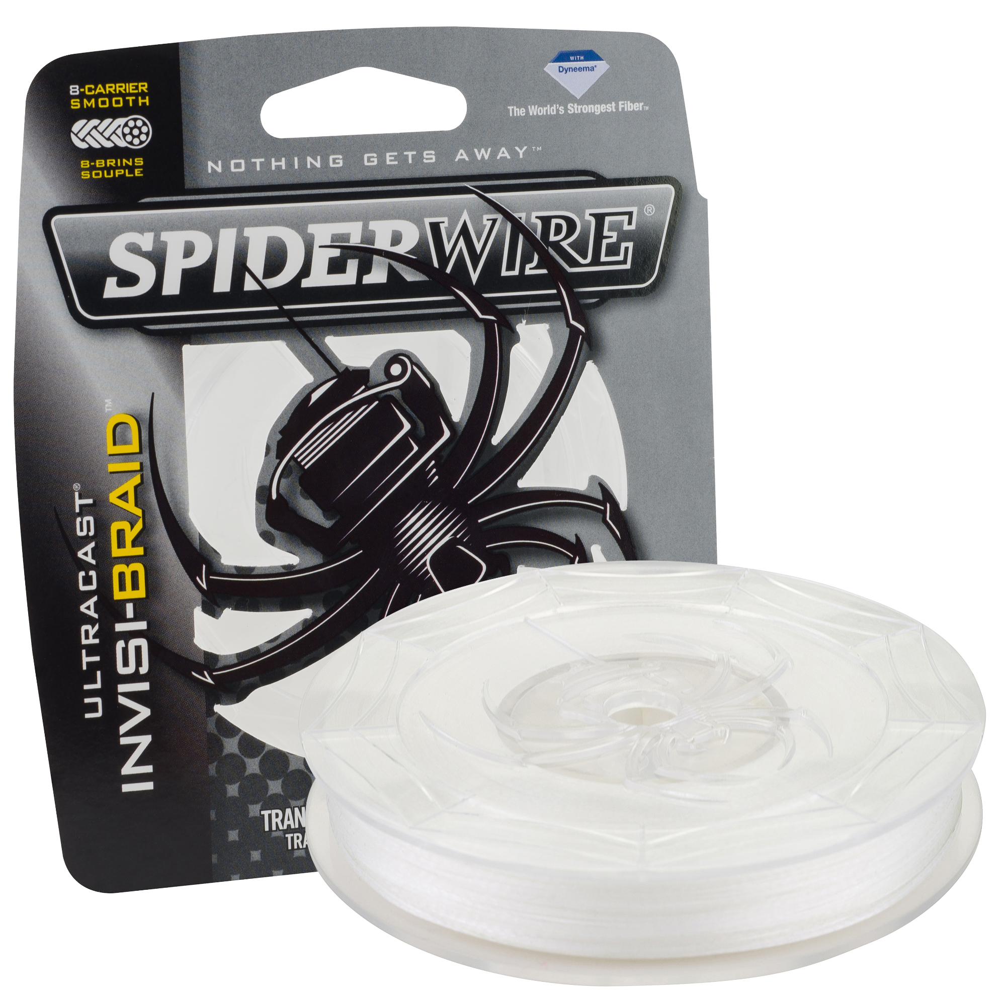 Spiderwire Ultracast Invisibraid Fishing Line 30 lb. Translucent - 300 Yds  - Precision Fishing