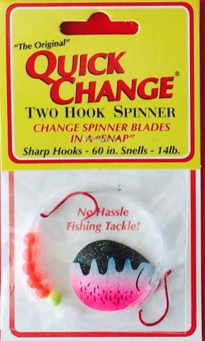Quick Change Spinner Rig #4 Colorado Rainbow Trout Crystal Perch