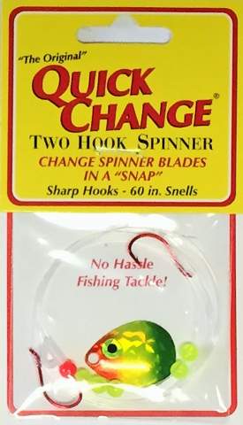 Quick Change Spinner Rig #3 Colorado Fish Candy Rainbow Blade, Double Red  Hook - Qty 1 - Precision Fishing
