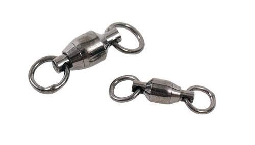 Spro Ball Bearing Swivel with Split Ring-Pack of 3