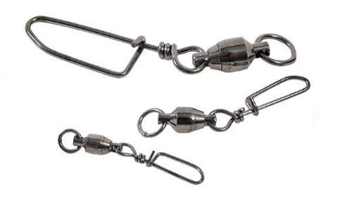 Spro Ball Bearing Swivels With Coastlock Snap #4 - Black (10 Pack) -  Precision Fishing