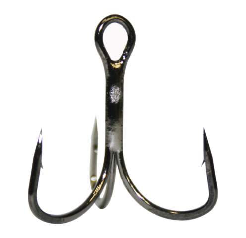 Gamakatsu Extra Wide Gap Treble Hook #4 - Ns Black (11 Pack) - Precision  Fishing
