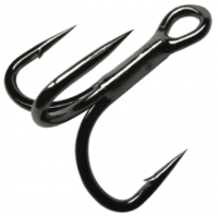 Boîte De 1000 Hameçons Triples Gamakatsu 2/0 – Noir – 4X – Pêche