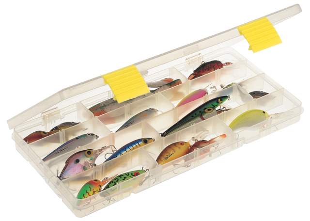 Plano ProLatch StowAway With Adjustable Dividers - 3600 Thin Size - Clear -  Precision Fishing