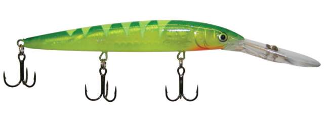 Warrior DHJ12-DHJ1081 UV Custom-Painted Rapala® Down Deep Husky Jerk for WALLEYE 