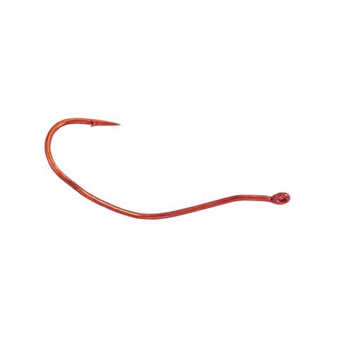Mustad 33862 Slow Death Hook #1 - Red (25 Pack) - Precision Fishing