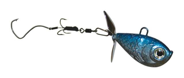 Walleye Nation Death Jig Rig 1-1/2 oz - Blue Shiner - Precision Fishing