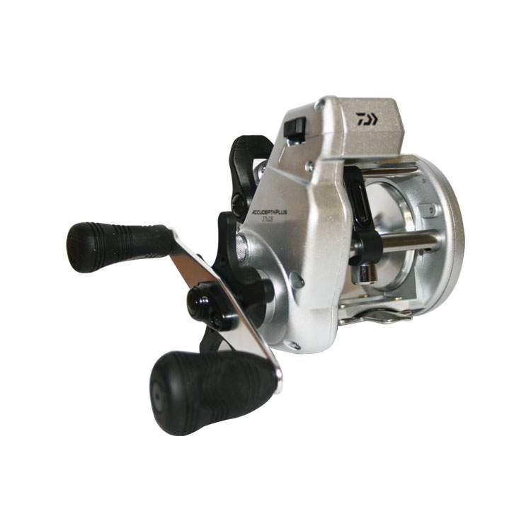 daiwa accu-depth plus-b reel Daiwa Accudepth Plus-B Line Counter Trolling Reel with Dual Paddled Handle  (Right Hand)