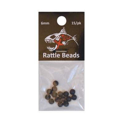 Rattle Beads 6mm Black (15 Pack) - Precision Fishing