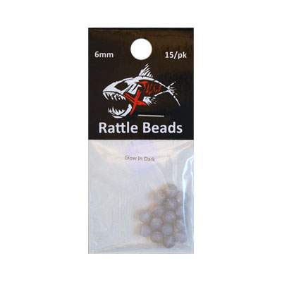Rattle Beads 6mm Glow (15 Pack) - Precision Fishing