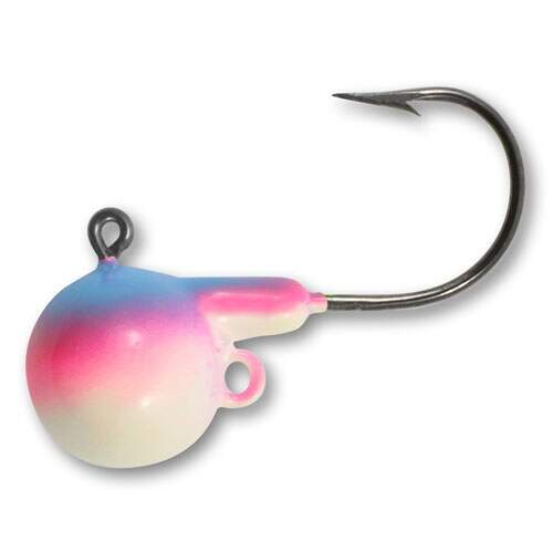 Northland Fire-Ball Jig - 3/4 oz. (3 pk) - Glo Rainbow - Precision Fishing