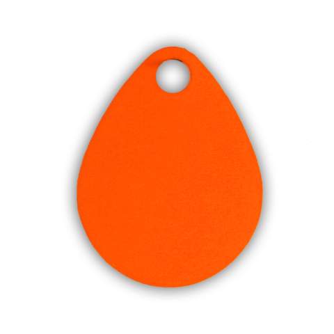 Colorado #2 Orange Painted Spinner Blade - 10 Pack - Precision Fishing