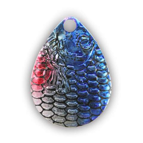 Colorado #3 Pro Scale Blue Shiner with Silver Back Spinner Blade - 10 Pack  - Precision Fishing