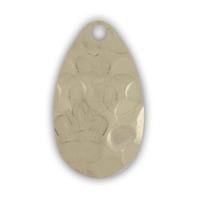 Custom Indiana Spinnerbait Blade - Hammered Nickel Finish, Multiple Color Options